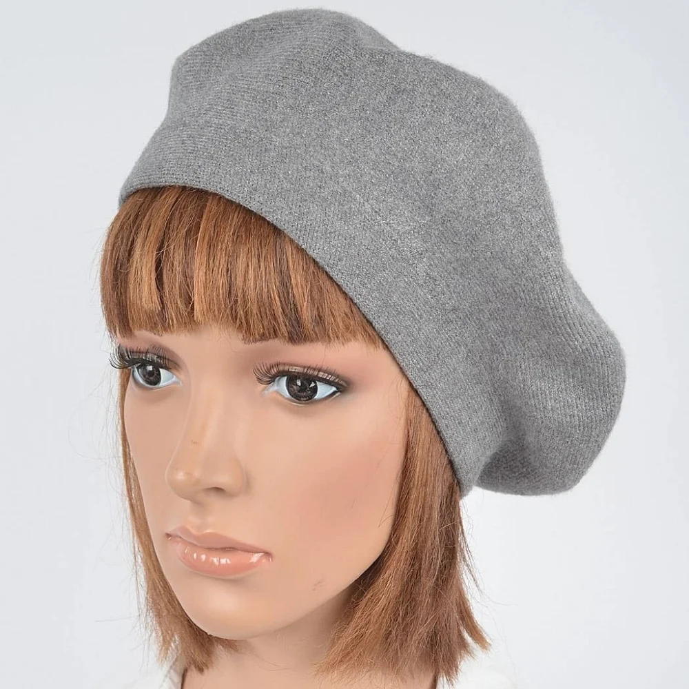 Slouchy European Style Buttery Soft Knit Beret 4 Colors